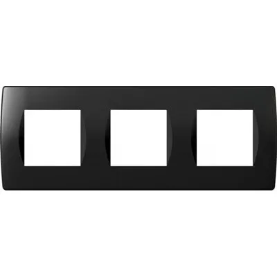 Modul Soft Rama 3x2M IP20 Negru, TEM Modul TEM-OS26NB-U