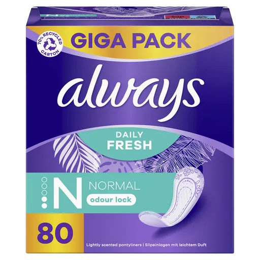Always Absorbante tip slip Normal 80 buc