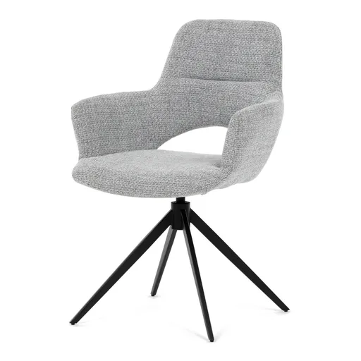 Scaun de sufragerie DCH-D1320 GREY2 cu mecanism derevenire, gri deschis