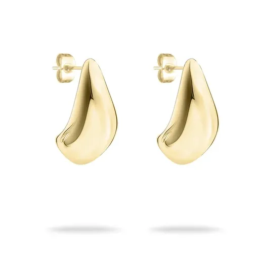 Tamaris Cercei din oțel placat cu aur Organic Shapes Tear Drop TJ-0601-E-22