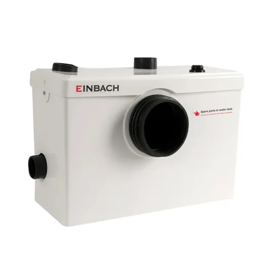 Pompa Evacuare Apa Menajera Demisol, Subsol, cu Tocator, Pompa WC, EINBACH LIFTMAX, 600 W, 240 l/min, H Refulare 10 m