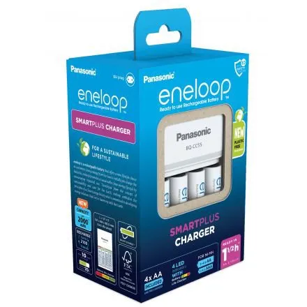 Kit incarcator si 4 acumulatori AA (R6) 2000mA Eneloop K-KJ55MCD40E