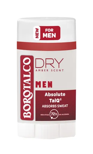 Borotalco Deodorant solid Men Dry Amber Scent (Deo Stick) 40 ml