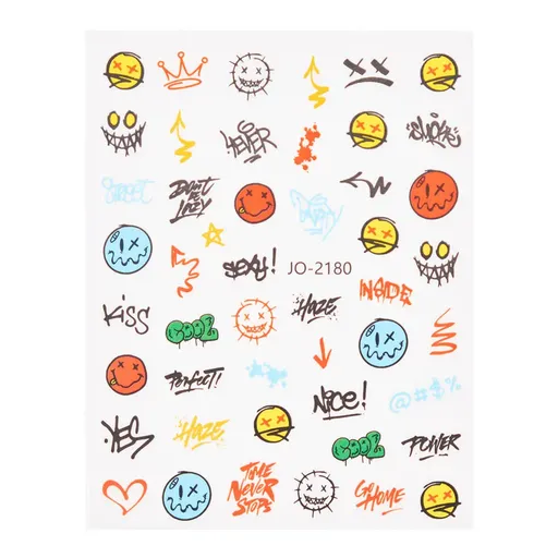 Abtibild unghii 3D JO-2180 Oranjollie