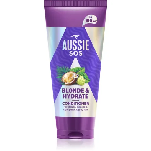 Aussie SOS Blonde & Hydrate balsam hidratant pentru par blond 350 ml