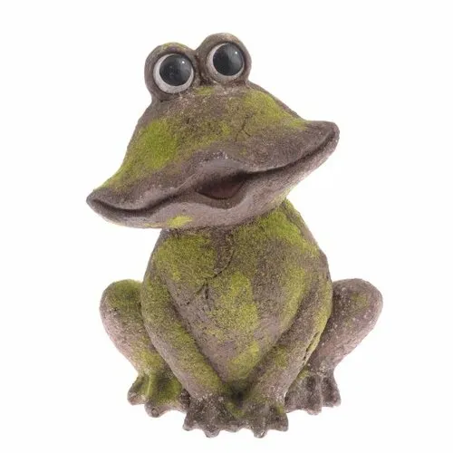 Decorațiune de grădină Broască, ceramică MgO, 28 x22 x 38 cm