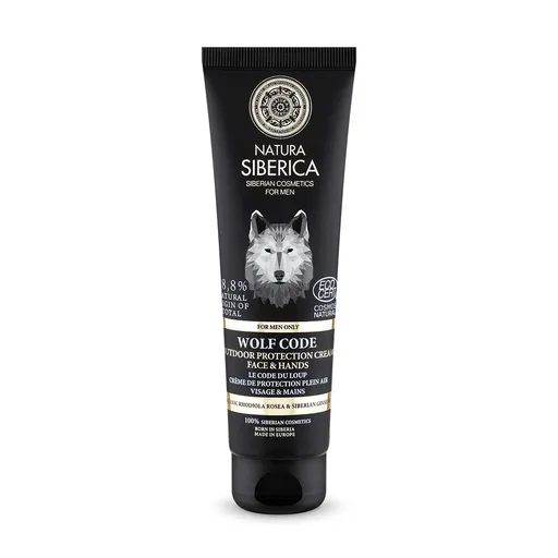 Natura Siberica Cremă de protecție pentru față și mâini pentru bărbați Wolf Code (Outdoor Protection Cream Face & Hand) 80 ml