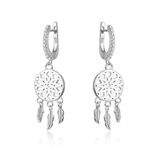 Beneto Cercei din argint cu zirconiu prinzător de vise AGUC1976