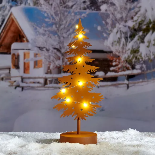 Brad cu LED-uri din metal