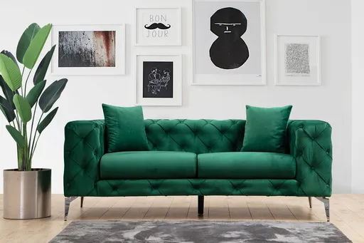 Canapea 2 locuri, Atelier del Sofa, 569HLN1133, Verde