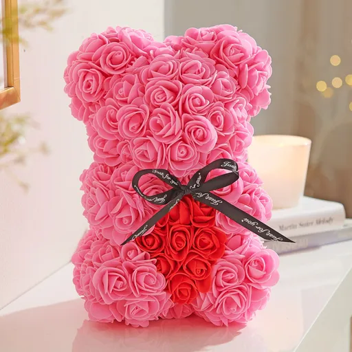 Decorațiune Ursuleț de pluș, roz