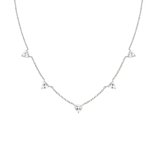 Rosefield Colier romantic din oțel cu inimioare JNRHS-J1006