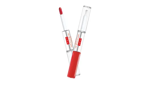 PUPA Milano Ruj lichid cu persistenșă îndelungată (Made To Last Lip Duo (Liquid Lip Colour) 2 x 4 ml 001 Hot Coral