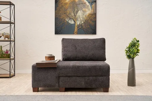 Fotoliu extensibil, Atelier del Sofa, 825BLC4710, Antracit