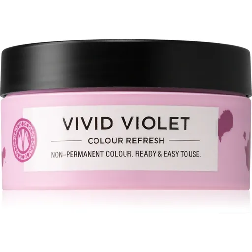 Maria Nila Colour Refresh Vivid Violet mască fină de hrănire fără pigmenți permanenți de culoare rezistă la 4 - 10 spălări 0.22 100 ml