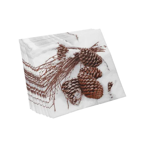 Șervețele de hârtie cu imprimeu "con", set de 20