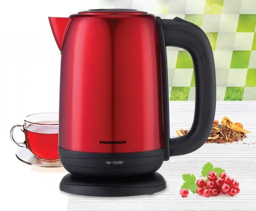 Fierbator electric Heinner, 1850-2200W, 1.7L, rosu