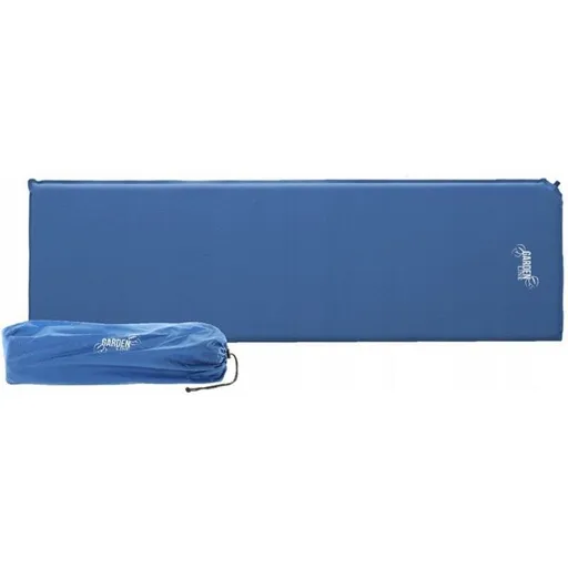 Aldotrade Saltea auto-gonflabilă 180 x 50 x 5 cm, 1200 g, albastră, albastru, 1200 g