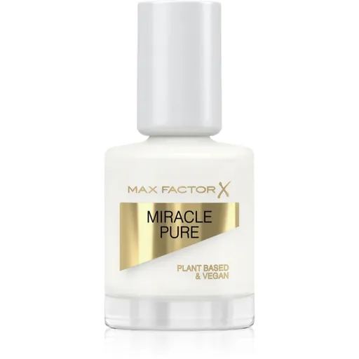 Max Factor Miracle Pure lac de unghii cu rezistenta indelungata culoare 155 Coconut Milk 12 ml