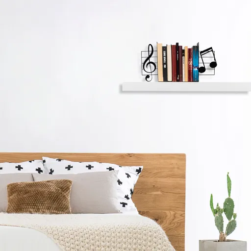 Opritor de carti, Kitap tutucu 18, 30.5x14x22 cm, Negru