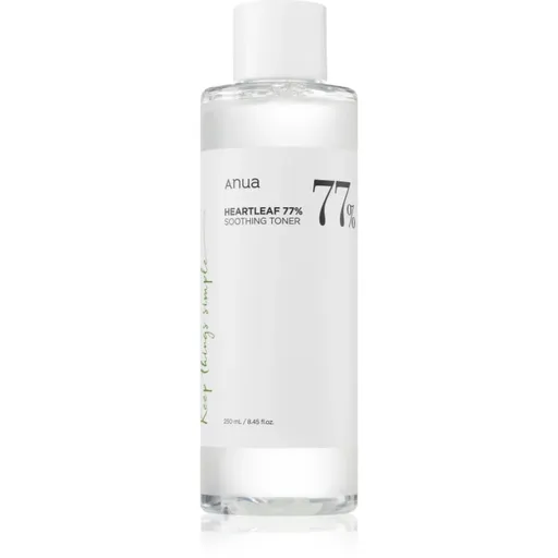 Anua Heartleaf 77% Soothing Toner tonic de curatare si calmant reface bariera protectoare a pielii 250 ml