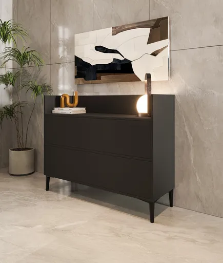 Dulap multifunctional, Hanah Home, Gale, 110x85x35 cm, Antracit