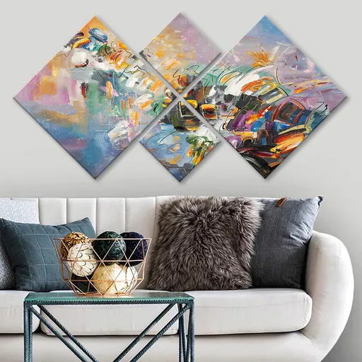 Pictură decorativă MDF, 4MDF1099772342, Imprimat UV, Multicolor