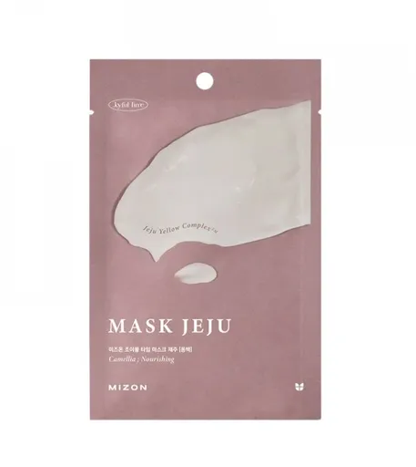 Mizon Mască de pânză nutritivă Camelia (Jeju Mask) 23 g