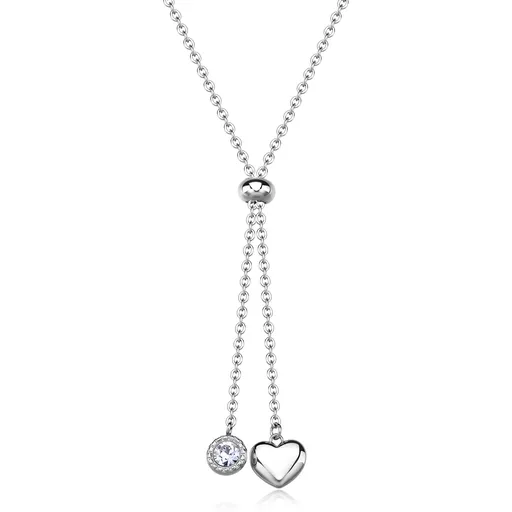 S'Agapõ Colier romantic din oțel Aurora SAR59