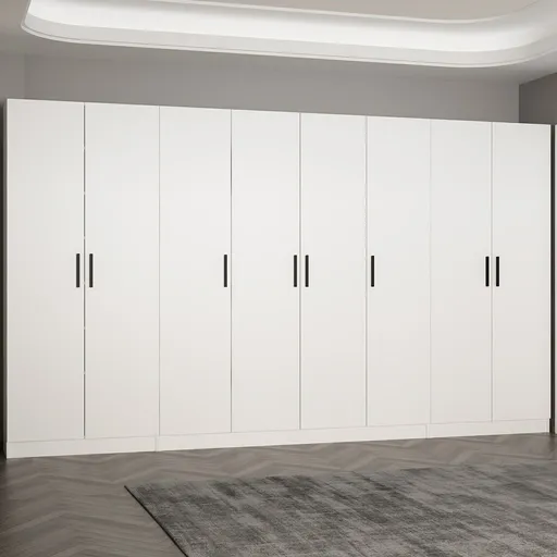 Cuier de perete, Hanah Home, Noah, 360x210x35 cm, Alb