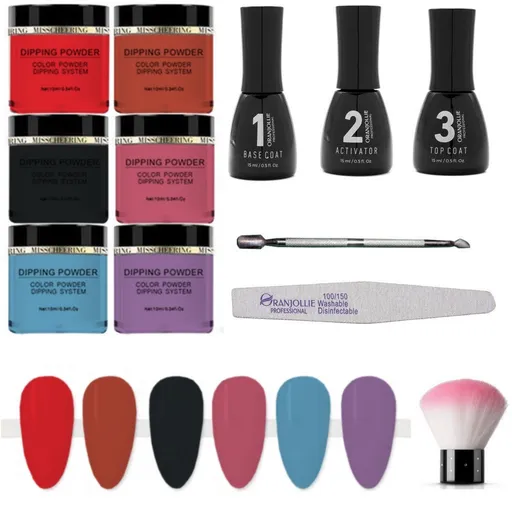 Kit Dipping Powder 01 Oranjollie