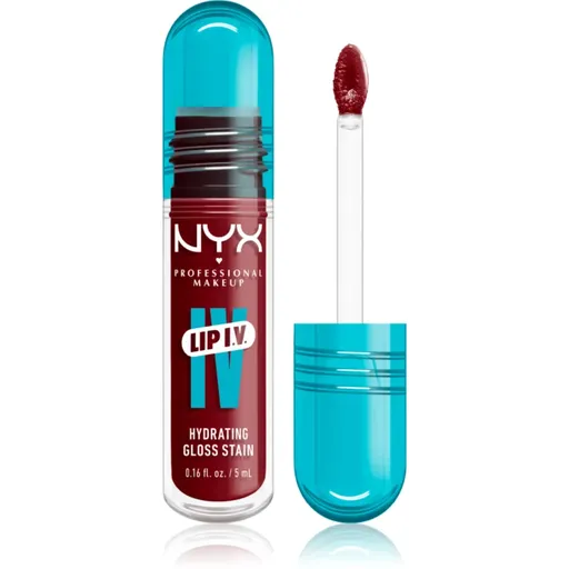 NYX Professional Makeup Lip IV luciu de buze rezistent cu efect de hidratare culoare 13 - CRANBERRY SPLASH 5 ml