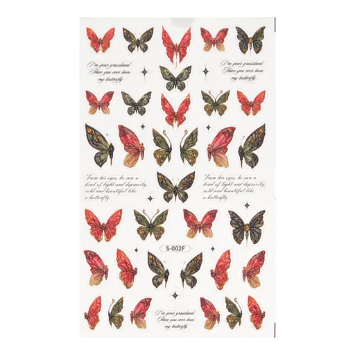 Abtibild unghii 3D S-002F Oranjollie