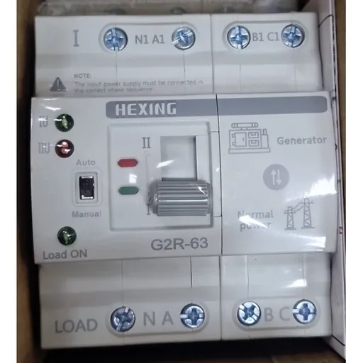 Comutator de transfer automat ATS trifazat 4P 63A Hexing/Livoltek HXDB20R01102