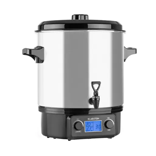 Klarstein Biggie Digital, oală pentru conservare, 27 l, 2000 W, oțel inoxidabil