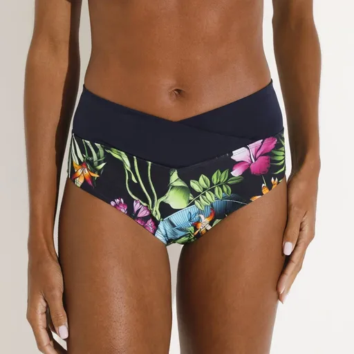 Slip de baie Banna cu talie inalta