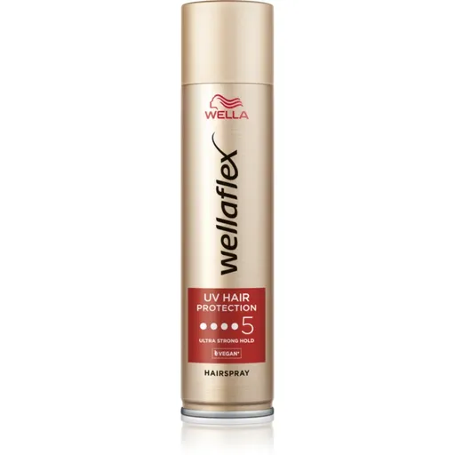 Wella Wellaflex UV Hair Protection fixativ pentru păr cu fixare foarte puternică pentru modelarea termica a parului 250 ml