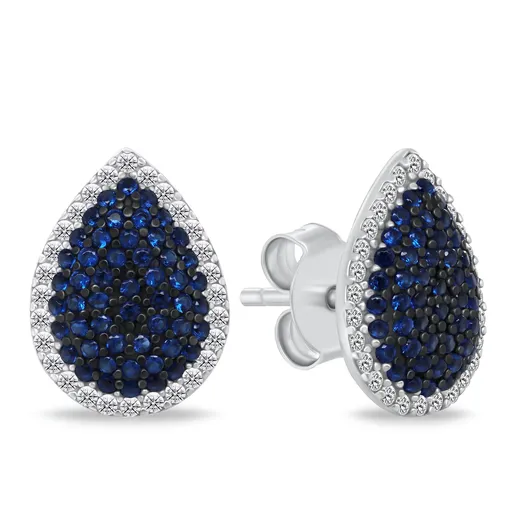 Brilio Silver Cercei eleganți din argint cu zirconiu cubic EA1154WB