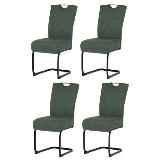 Set de scaune de sufragerie DCL-E2008 GRN2, 4 buc., verde