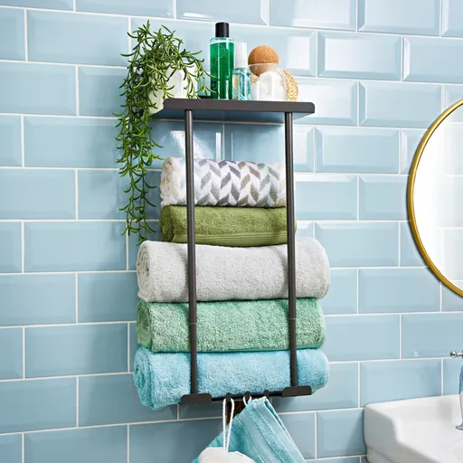 Raft telescopic pentru prosoape