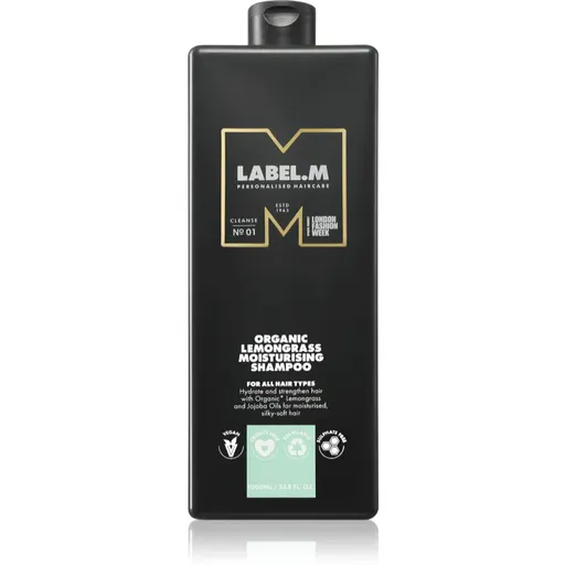 label.m Lemongrass Moisturising Shampoo sampon hidratant cu lamaie si lamaita 1000 ml