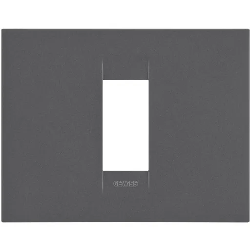 Rama 1 modul Gewiss Chorus Geo GW16401VN, negru satin