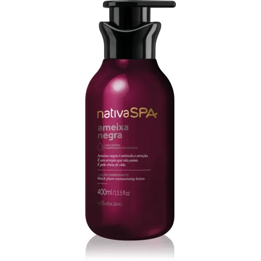 oBoticário Nativa SPA Black Plum loțiune de corp hidratantă 400 ml