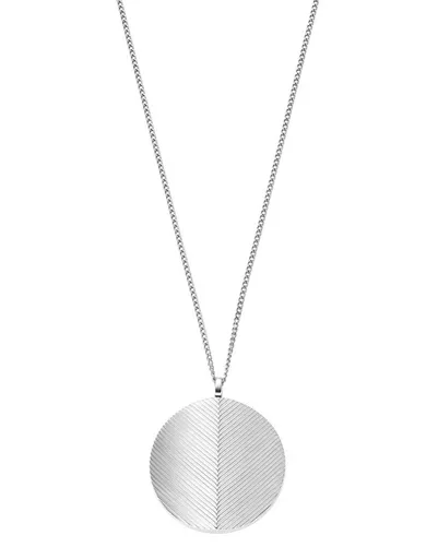 Fossil Colier pentru femei din oțel cu medalion Harlow JF04737040