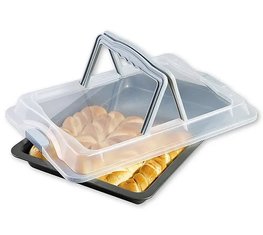 Banquet Tavă cu înveliș antiaderent Culinaria cu capac, 42 x 29 x 4 cm