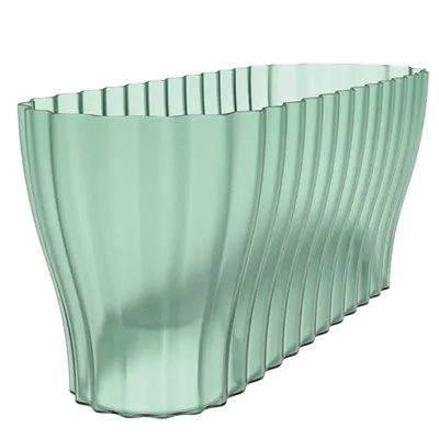 Plastia Ghiveci Triola, sticlă, verde