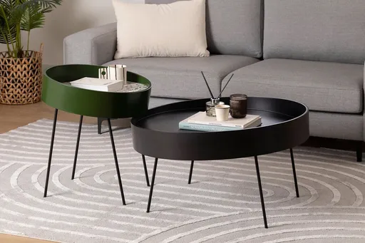 Masuta de cafea, Hanah Home, Ilo, 80x47x80 cm, Antracit