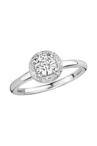 Liu Jo Inel strălucitor din oțel cu cristale LJ2507M 54 mm