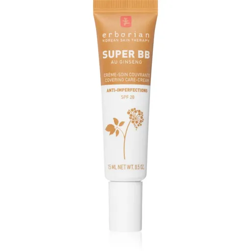Erborian Super BB Covering Care-Cream Crema BB ce ofera aspect perfect pielii pachet mic culoare Caramel 15 ml