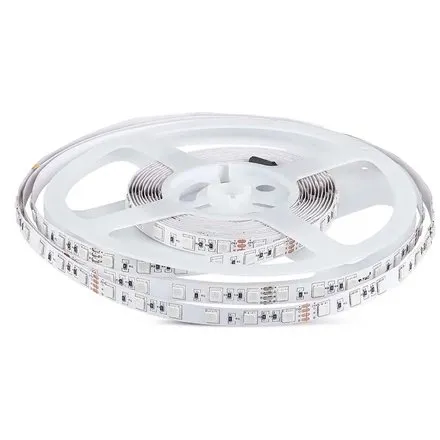 Banda LED SMD5050 24V 60LED/M 6400K IP20 5M V-TAC SKU-212430
